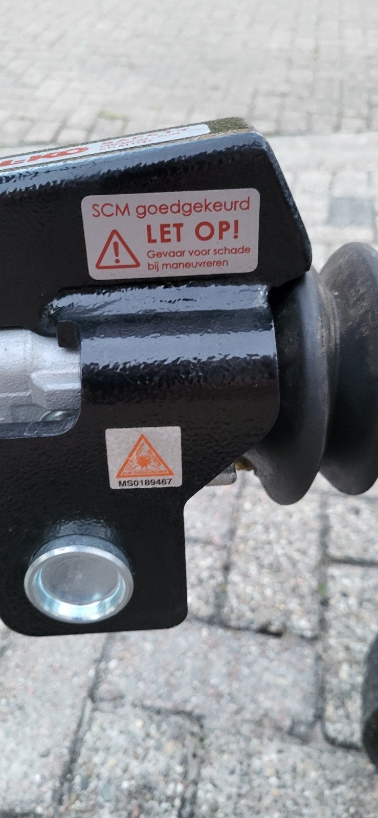 AL-KO Safety Compact SCM gekeurd disselslot, Ophalen
