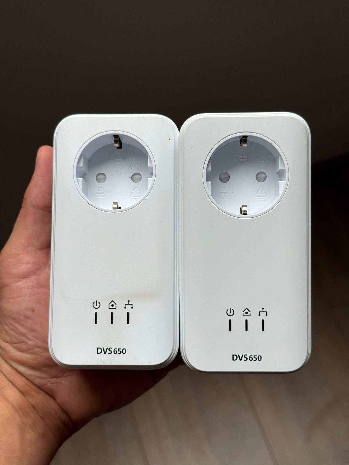 Devolo DVS 650 Powerline Adapters (2 stuks), Ophalen, Gebruikt
