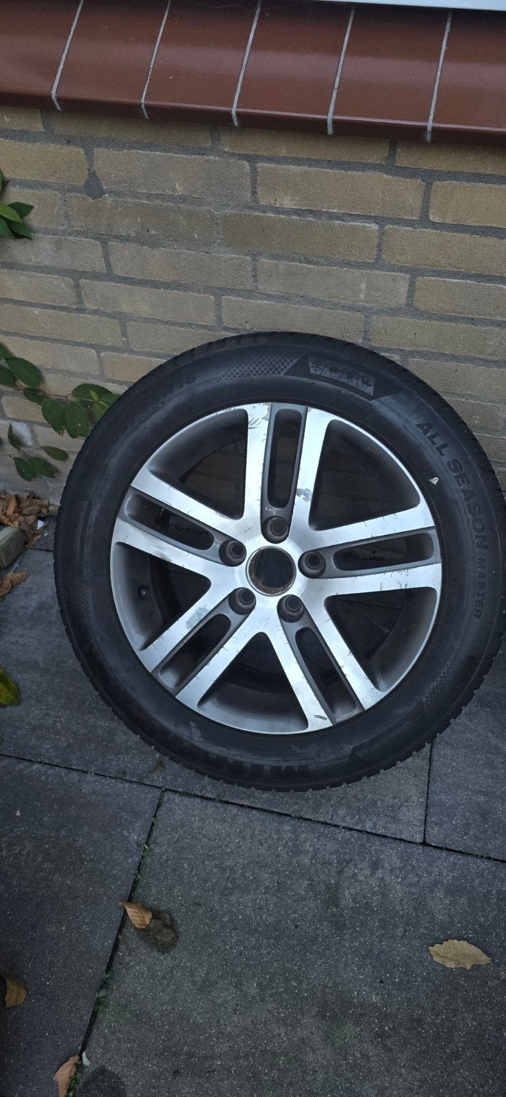 Caddy 2012 velgen met goede All Season banden, Auto diversen, Ophalen of Verzenden, Gebruikt