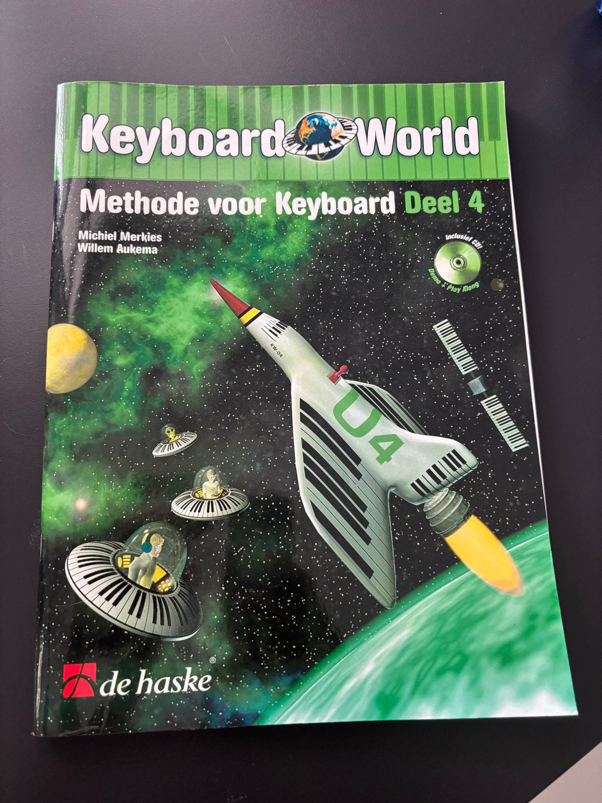 Keyboard World Methode voor Keyboard Deel 4 incl. CD - De Ha, Muziek en Instrumenten, Bladmuziek, Overige genres, Les of Cursus