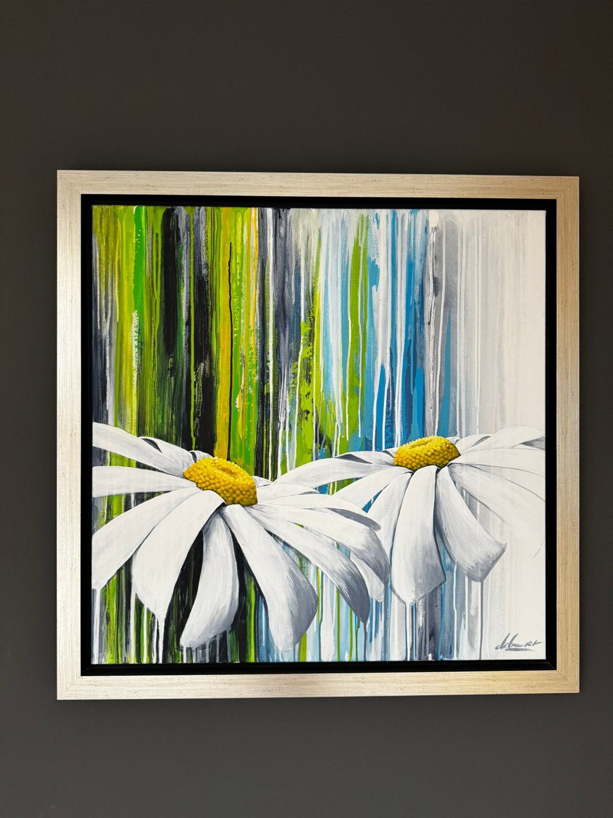 Gaaf schilderij met mooie omlijsting, Ophalen