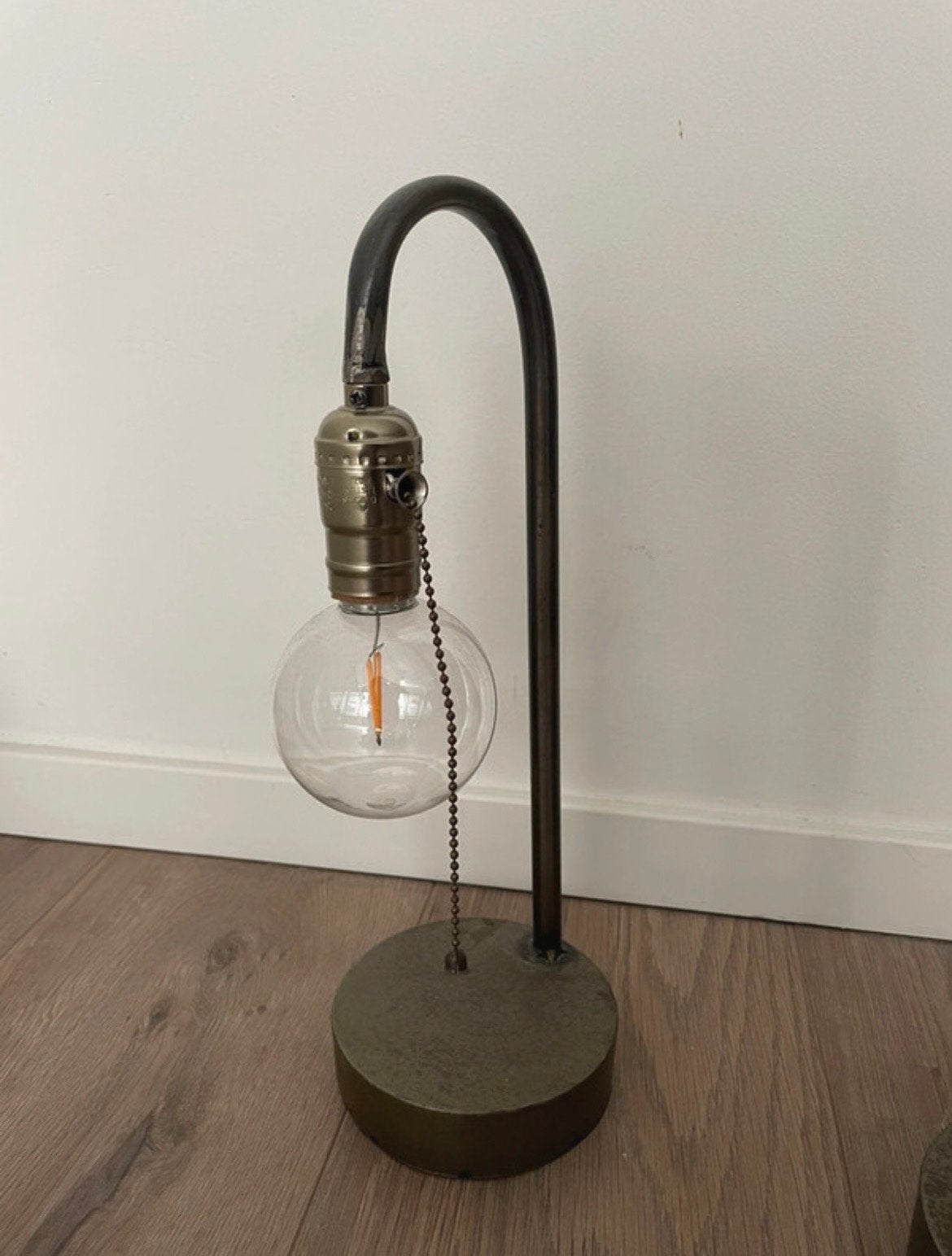 Set van 2 Vintage Tafellampen op Batterijen, Ophalen of Verzenden