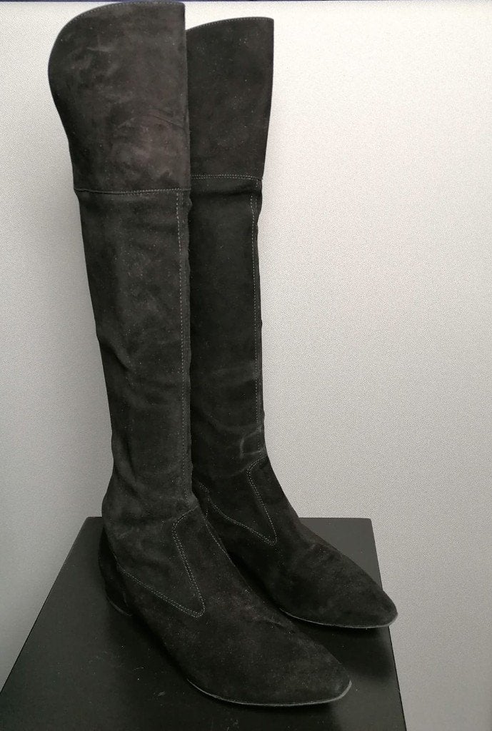 Peter Kaiser zwarte overknee laarzen maat 41 – luxe, mt 8, Peter Kaiser, Hoge laarzen, Zwart, Ophalen of Verzenden