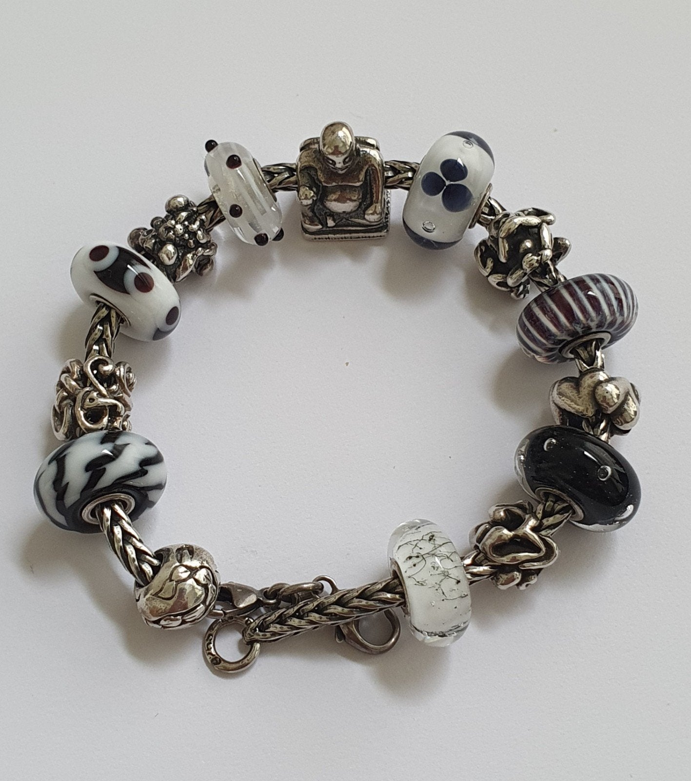 Trollbeads complete armband, Ophalen of Verzenden, Zo goed als nieuw, Zilver, Zilver