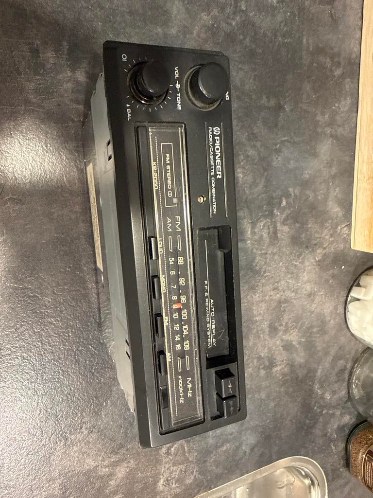 Pioneer Autoradio KP-2050 - Vintage Cassette Speler, Auto diversen, Autoradio's, Ophalen of Verzenden, Gebruikt