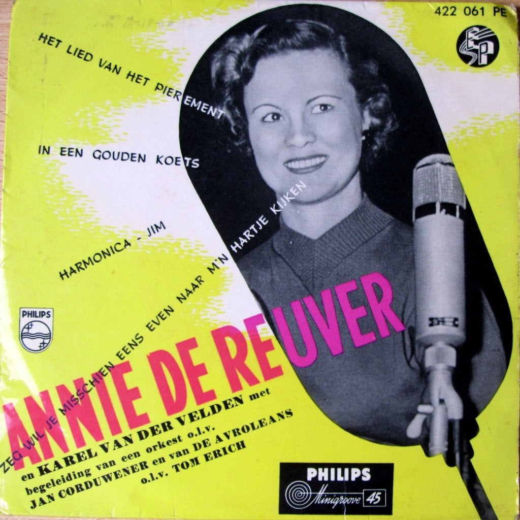 1956	Annie De Reuver	       Annie De Reuver EP, Cd's en Dvd's, 7 inch, Zo goed als nieuw, EP, Nederlandstalig