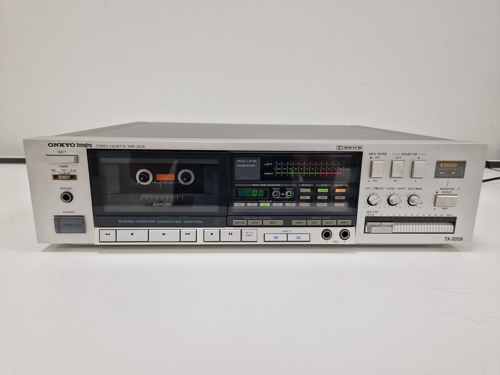 Onkyo Integra TA-2056 Stereo Cassette Tape Deck, Ophalen, Enkel, Overige merken, Tiptoetsen