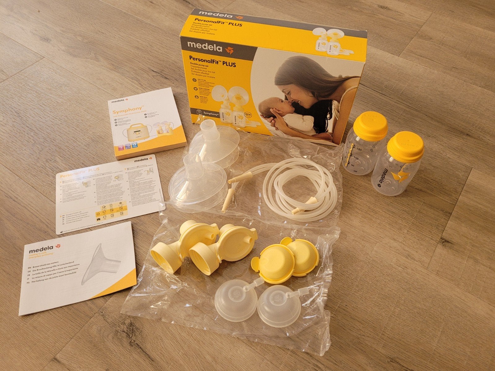 Medela PersonalFit Plus - voor Symphony ZGAN (met extra's), Ophalen of Verzenden, Zo goed als nieuw, Overige typen, Medela