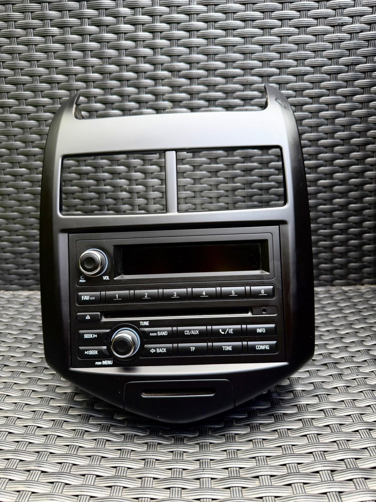 Originele Chevrolet Aveo autoradio + front | GM 95127247, Ophalen, Chevrolet