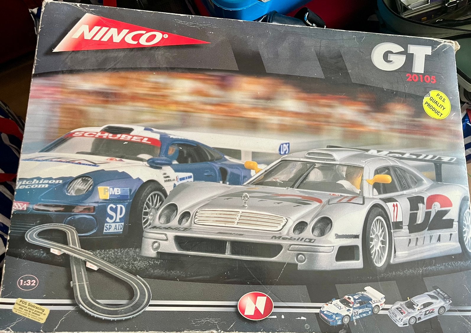 Ninco 1:32 GT 20105 Racebanen, Ophalen of Verzenden, Zo goed als nieuw, Elektrisch, Overige merken