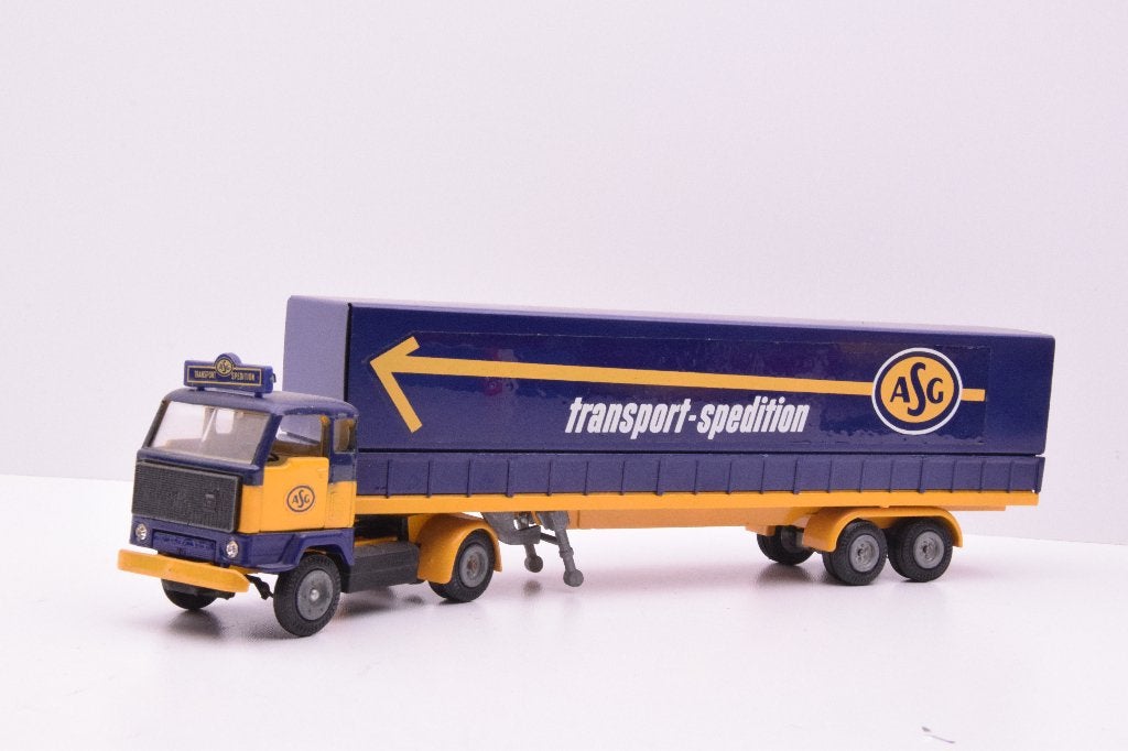 Volvo F89  ''  ASG spdition Sweden ''  Tekno, Ophalen of Verzenden, Zo goed als nieuw, Bus of Vrachtwagen, Tekno