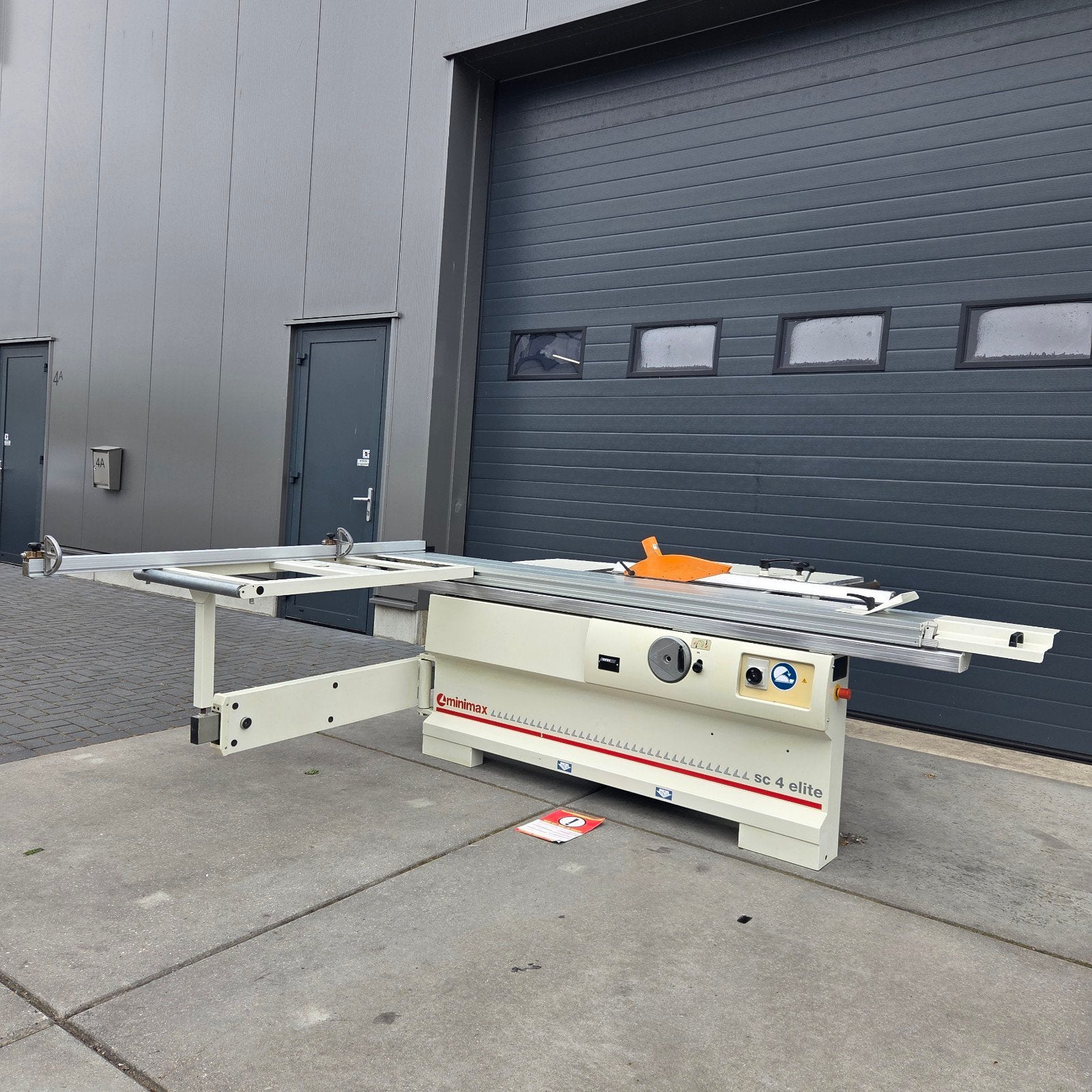 SCM Formaatzaag compact 2600mm ** 45graden ** Paneelzaag, 70 mm of meer, Overige typen, Ophalen of Verzenden, Zo goed als nieuw