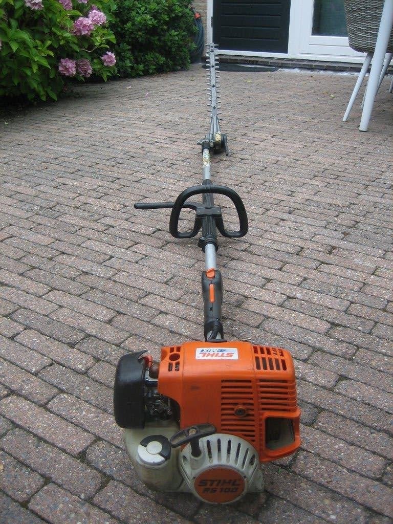 Stihl HL100 Heggensnoeier Stokheggenschaar Benzine 4-Mix, Ophalen, Gebruikt, Benzine, STIHL
