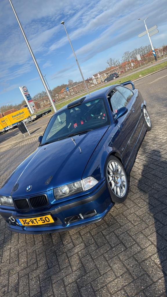 BMW e36 M3 circuit auto straatlegaal met apk, Auto's, Achterwielaandrijving, Blauw, Handgeschakeld, Particulier
