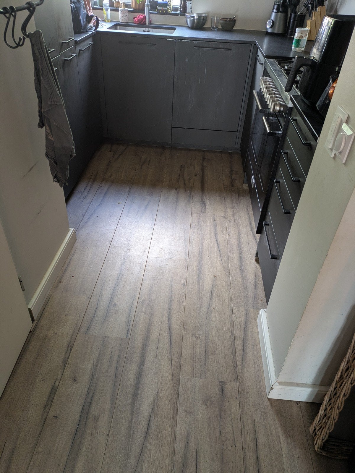 Mooi laminaat bijna 40m2, Ophalen, Gebruikt, 50 tot 150 cm, 10 m² of meer