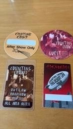 Counting crows 5 backstage passen ongebruikt limited rare, Ducoso, Nieuw, Ophalen of Verzenden, Foto of Kaart