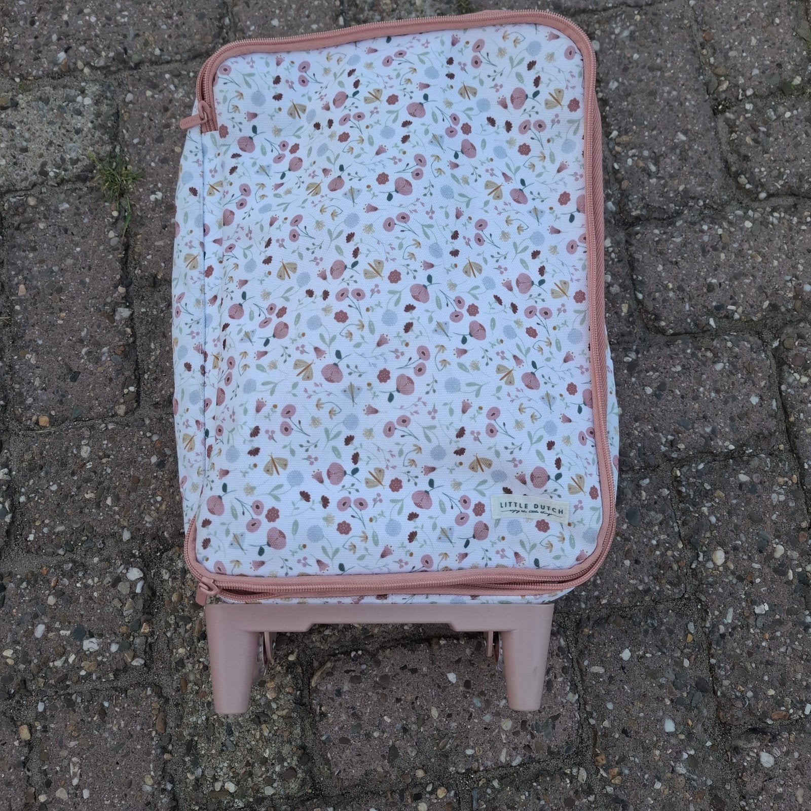 Little Dutch Koffer/Trolley - Bloemenprint, Overige materialen, Wieltjes, Gebruikt, Minder dan 50 cm