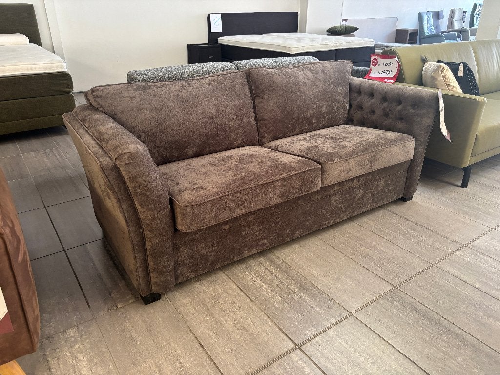 3 zits bank stof showmodel, Ophalen, 75 tot 100 cm, Rechte bank, Stof