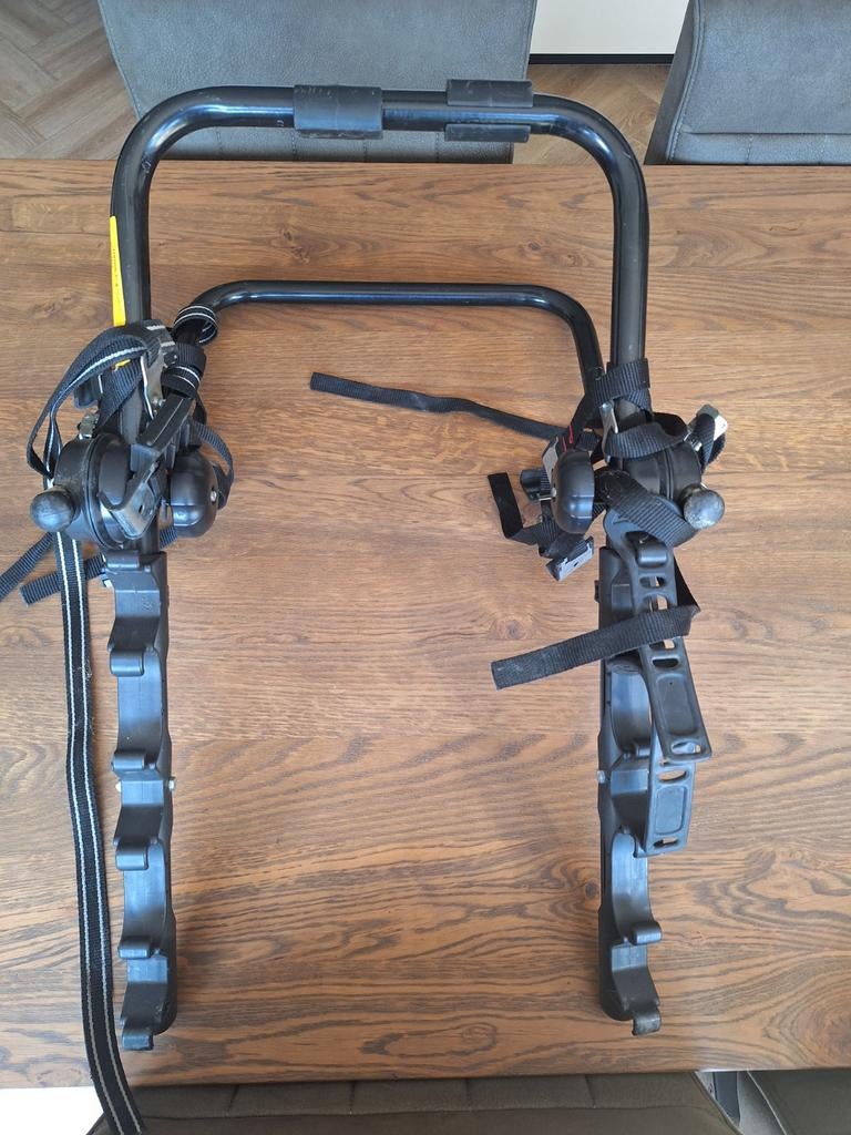 Fietsendrager voor auto zonder trekhaak (achterklep), Auto diversen, Fietsendragers, Gebruikt, Achterklepdrager, 2 fietsen, Ophalen of Verzenden