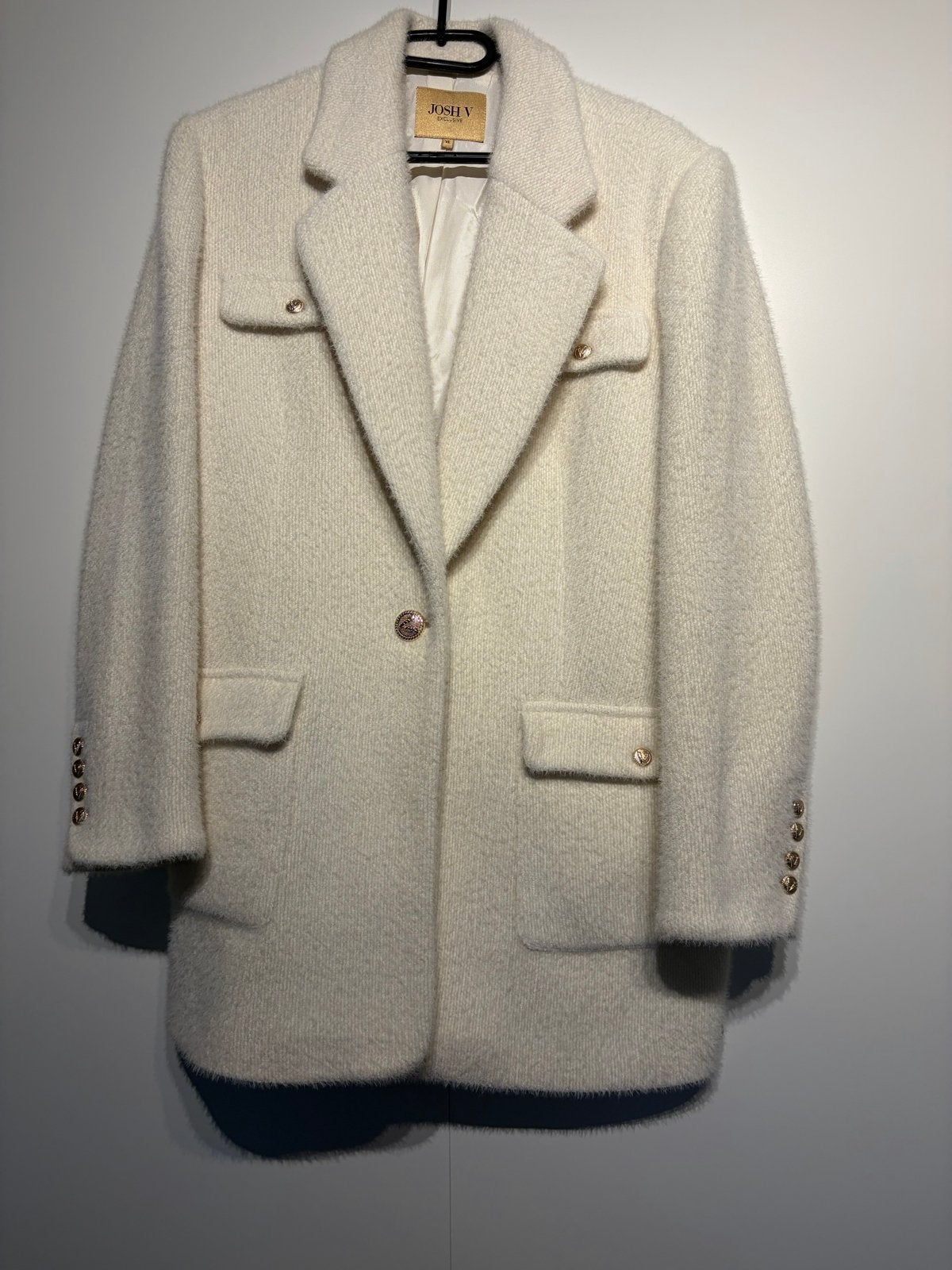 Josh V Dyantha Blazer - Zo goed als nieuw, Kleding | Dames, Wit, Maat 46/48 (XL) of groter, Ophalen of Verzenden, Zo goed als nieuw