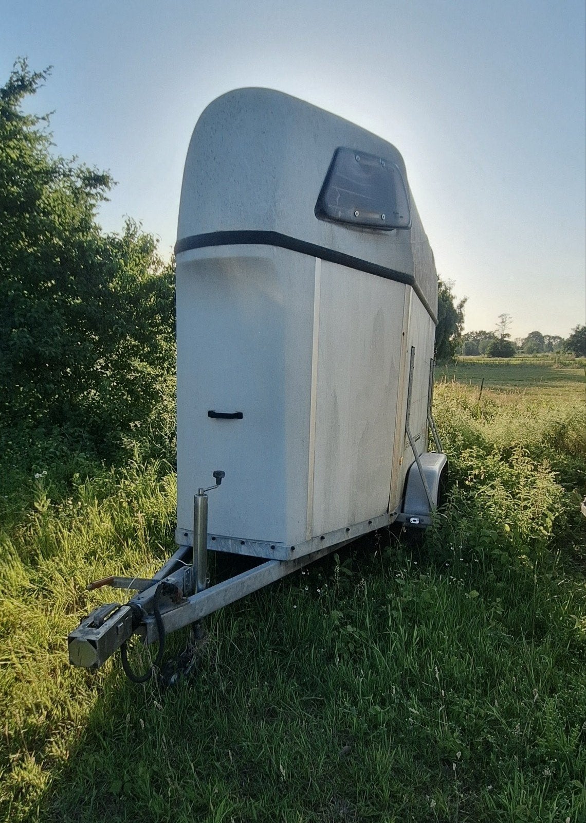 1,5 trailer te koop. Extra hoog. Opknapper met goede bodem, Dieren en Toebehoren, Paarden en Pony's | Trailers en Aanhangwagens
