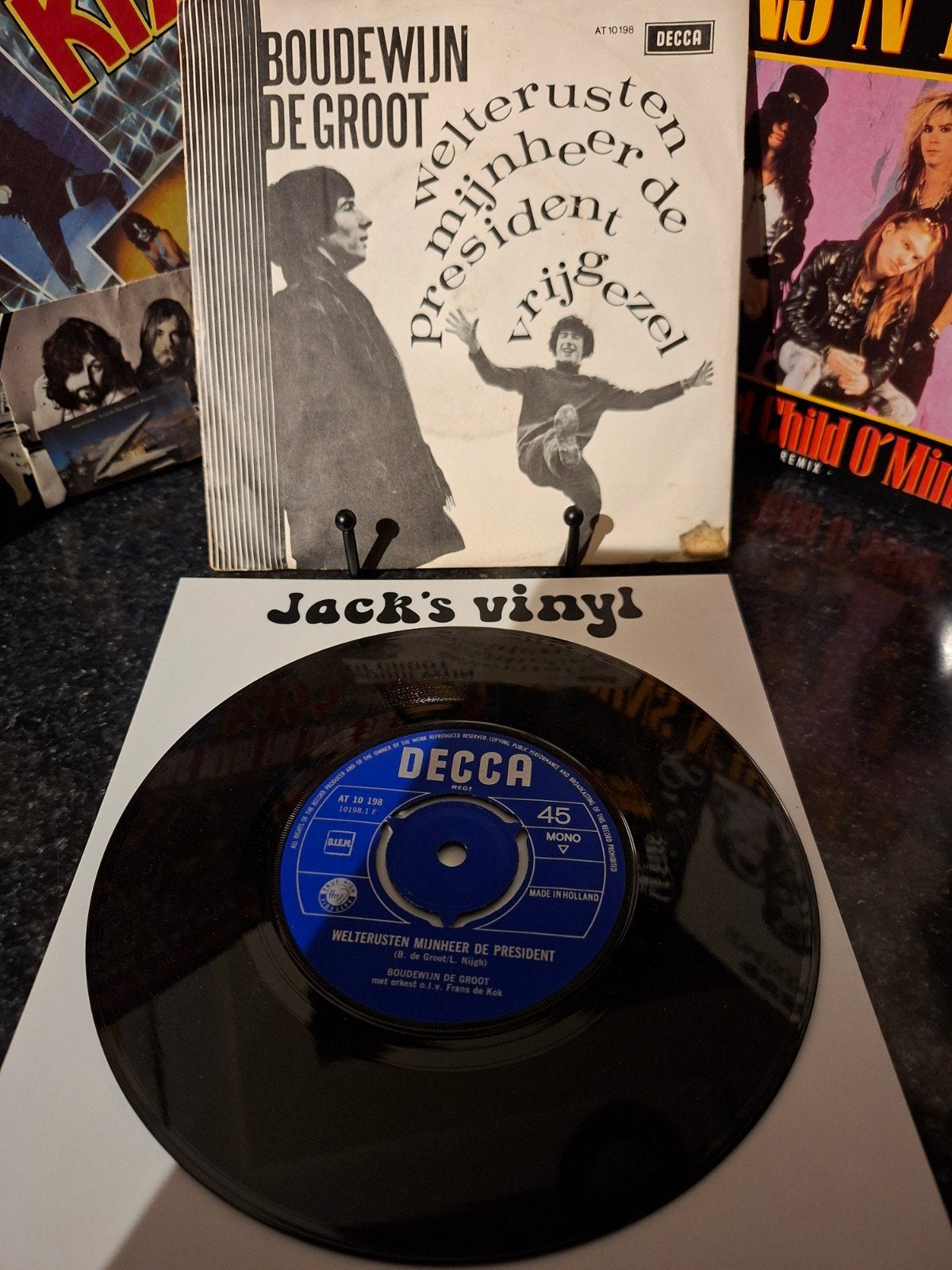 Boudewijn de Groot - Welterusten Mijnheer de President 1966, Cd's en Dvd's, Vinyl | Nederlandstalig, Gebruikt, Overige typen, Beschermende buitenhoes