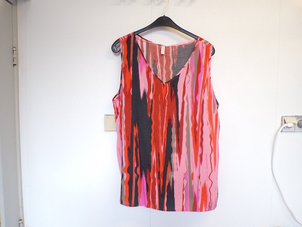 Rood/roze/multicolor top Only Carmakoma 48 nieuw, Kleding | Dames, Grote Maten, Meerkleurig, Nieuw, Nvt, Nvt