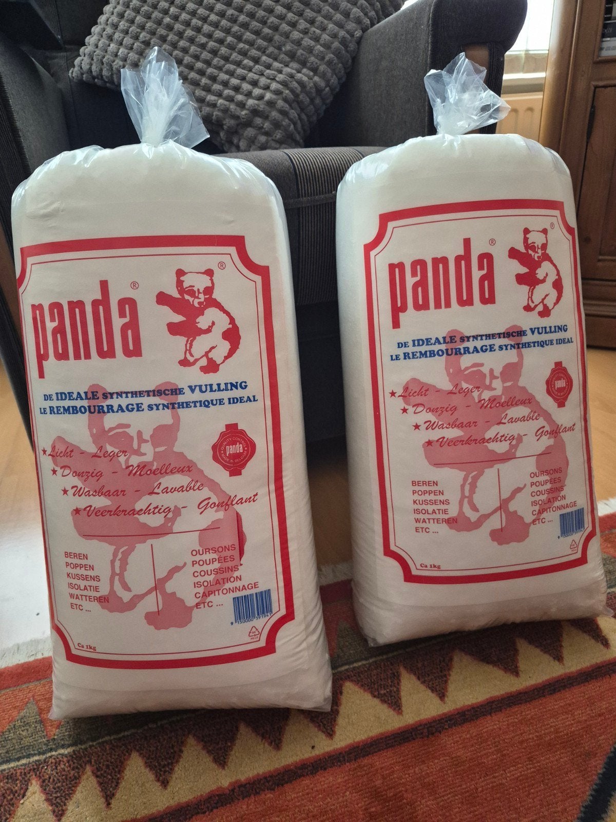 Panda synthetische vulling voor knutselprojecten, Hobby en Vrije tijd, Knutselen, Ophalen