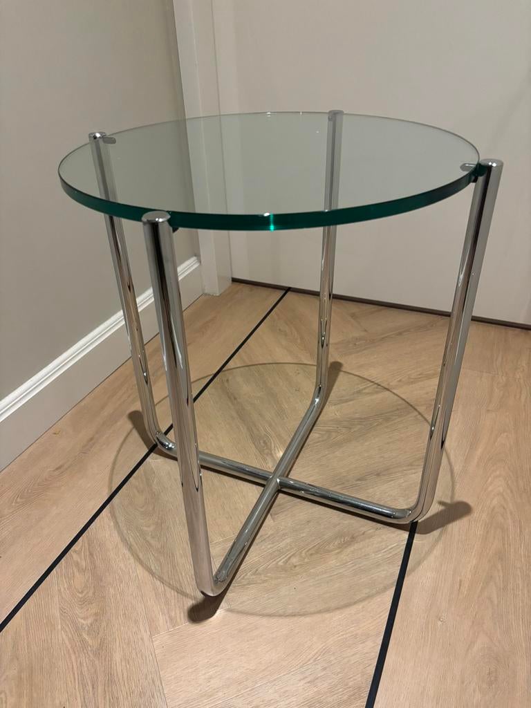Gispen 413 bijzettafel, nieuwstaat!, 45 tot 60 cm, Minder dan 55 cm, Ophalen of Verzenden, Rechthoekig