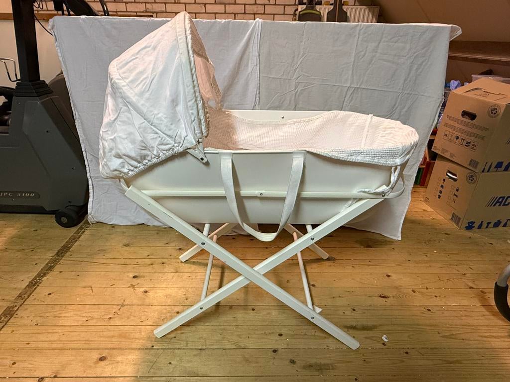 Complete baby wieg /mozesmand met standaard AeroSleep matras, Ophalen, Gebruikt, Wieg