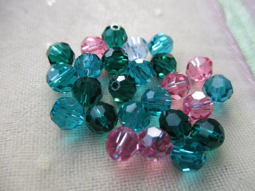 993/  ronde swarovski crystal kralen, Ophalen of Verzenden, Nieuw, Kraal