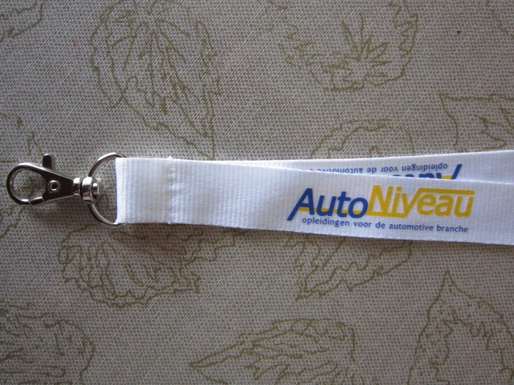 Keycord/ keycoord/ sleutelhanger, kleur wit, auto niveau., Verzamelen, Ophalen of Verzenden, Nieuw, Merk
