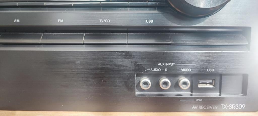 Onkyo AV Receiver TX-SR309 - Perfect Geluid voor Thuis, Gebruikt, Ophalen of Verzenden, 60 tot 120 watt, Onkyo