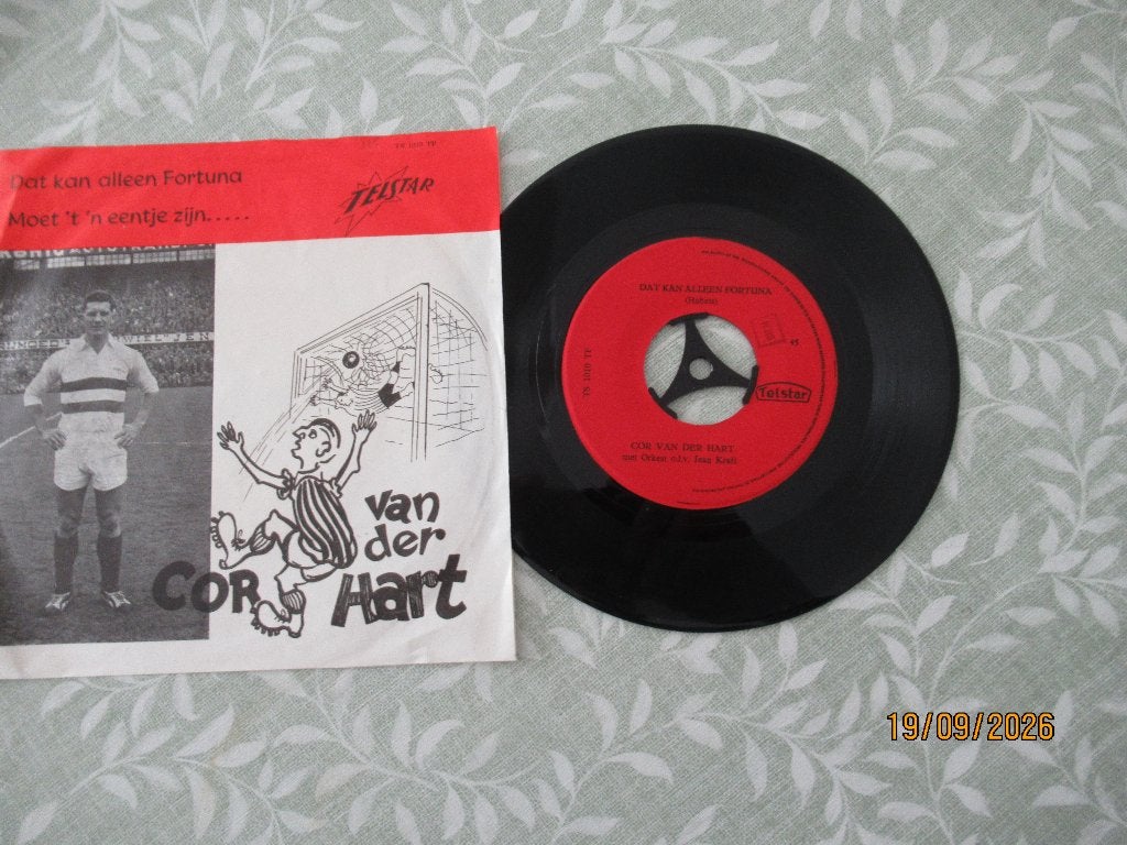 Cor van der Hart    Dat kan alleen Fortuna Zijn, Cd's en Dvd's, Ophalen of Verzenden, Zo goed als nieuw, 7 inch, Nederlandstalig