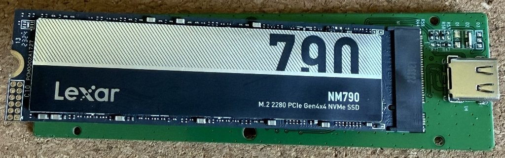 Lexar NM790 SSD 2TB, Computers en Software, Harde schijven, Ophalen, Intern, Gebruikt, SSD