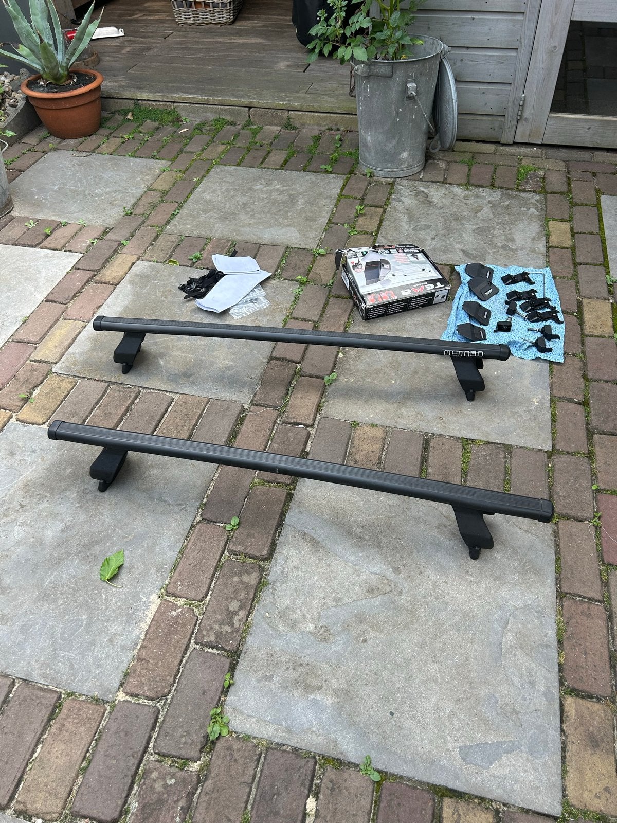 Menabo Tema dakdragers voor Opel, Auto diversen, Dakdragers, Ophalen, Gebruikt