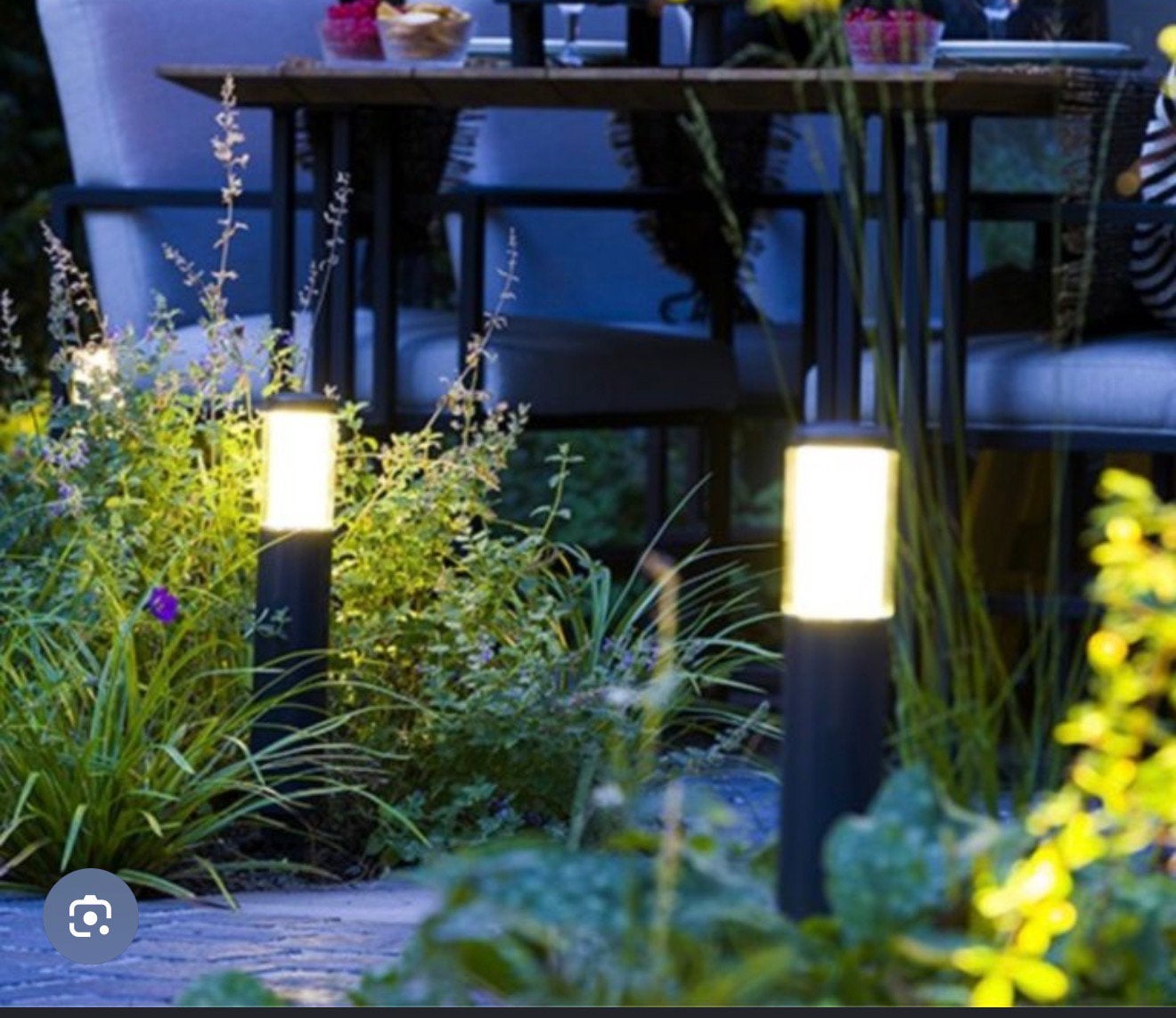 Inlite LIV Low Dark | Staande Buitenlamp, Tuin en Terras, Buitenverlichting, Gebruikt, Staande lamp, Ophalen of Verzenden, Netvoeding
