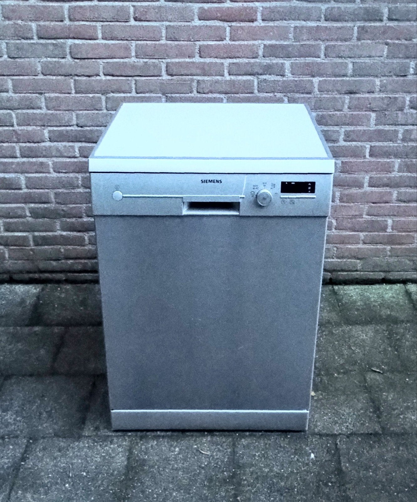 Siemens vrijstaande vaatwasser RVS E-nr SN25D800EU Bj 4-2014, ., Ophalen of Verzenden, ., 85 tot 90 cm