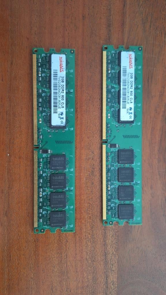DDR2 ram 2gb, Ophalen of Verzenden, Zo goed als nieuw, DDR2, Desktop