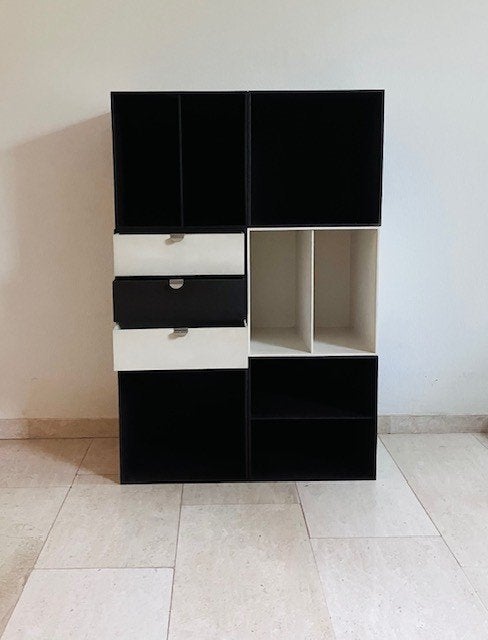 Palaset Palanox Treston Oy modulaire kast kubussen jaren 70, Ophalen