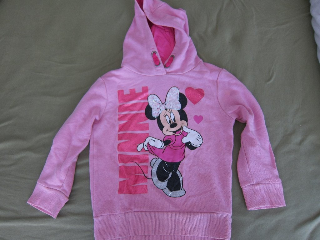 Roze trui Minnie Mouse maat 116, Ophalen, Gebruikt, Meisje, Trui of Vest
