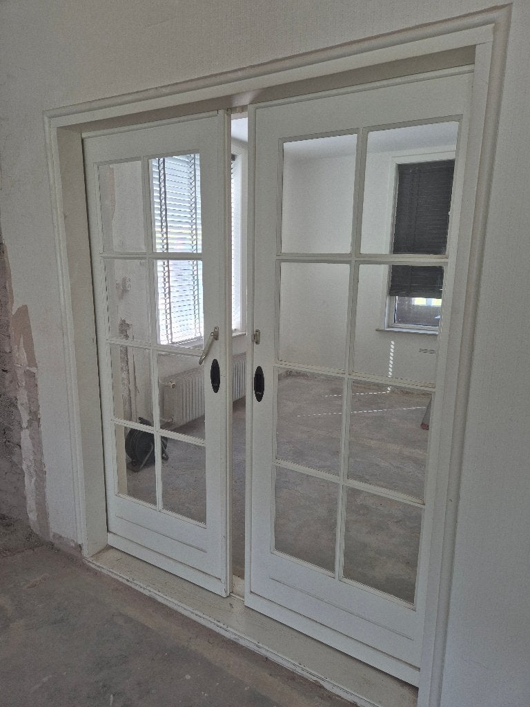 schuifdeuren hout, Ophalen, Gebruikt, Binnendeur, 200 tot 215 cm