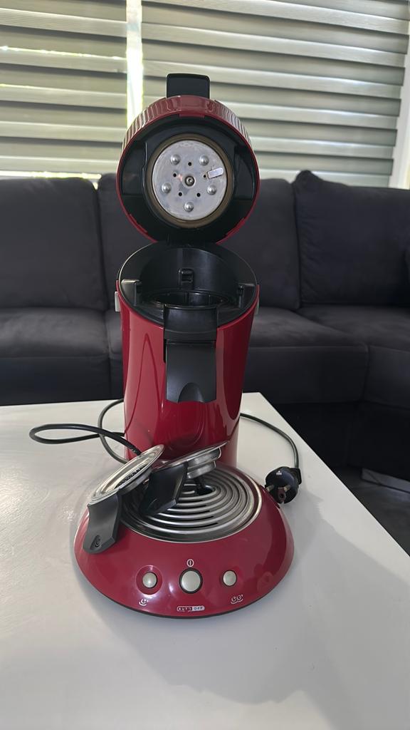 Philips Senseo Koffiezetapparaat Rood - Goede Staat, Ophalen, Gebruikt, Koffiemachine, 2 tot 4 kopjes