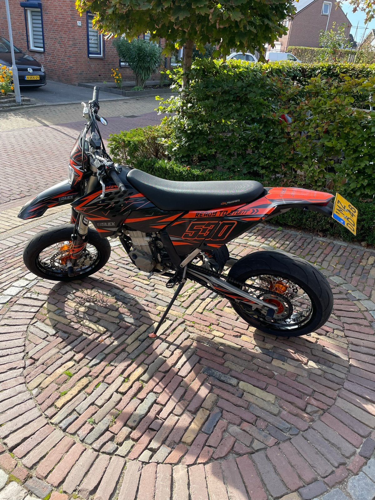 KTM 530 EXC Supermoto 2010 11kW, Sportuitlaat, Gebruikt, Particulier, 11 kW of minder