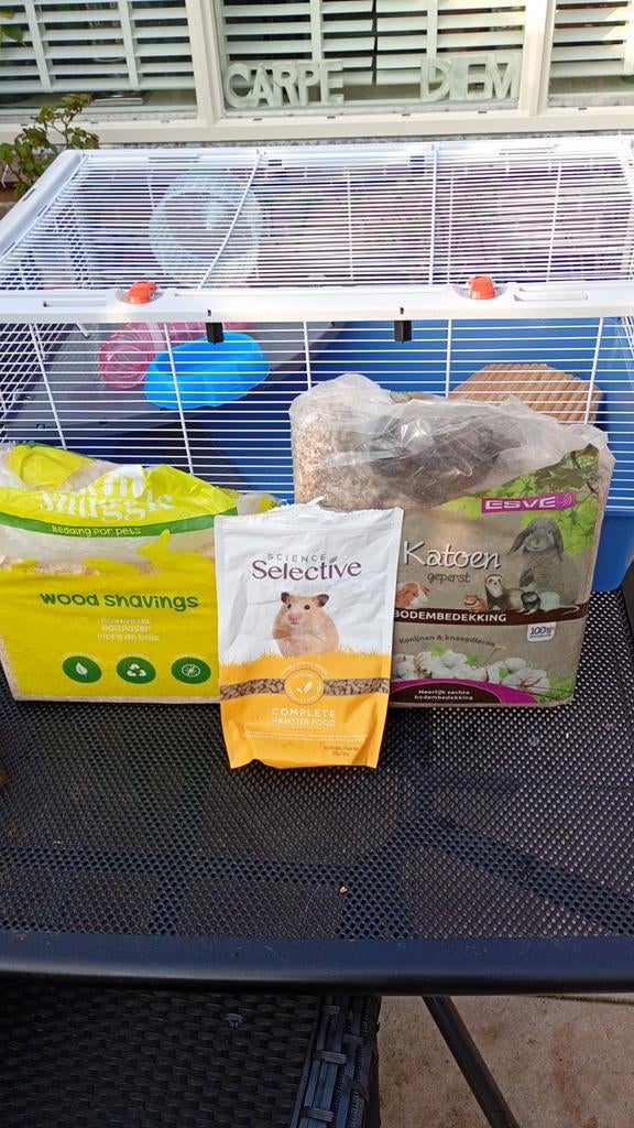 Hamsterkooi, Dieren en Toebehoren, Kooi, Gebruikt, Minder dan 75 cm, Hamster