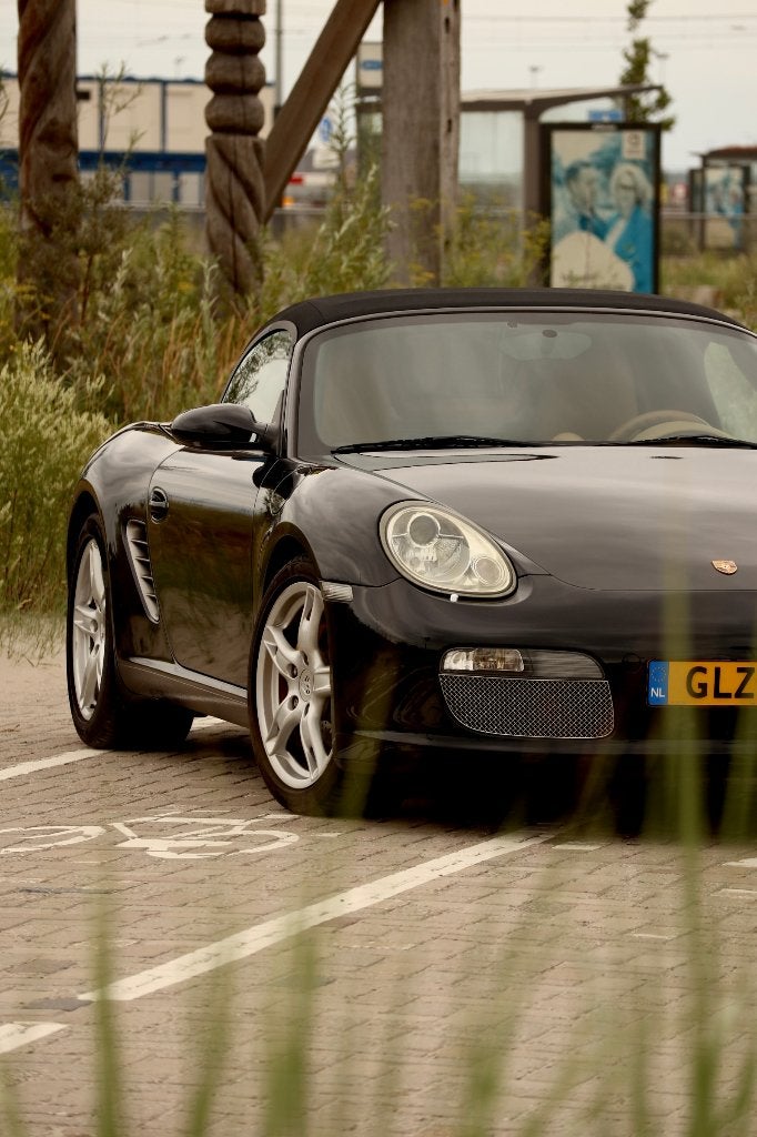 Porsche Boxster 987 2.7 Tiptronic 2008 Sport Chrono PASM, Auto's, Porsche, Achterwielaandrijving, Beige, Zwart, 245 pk