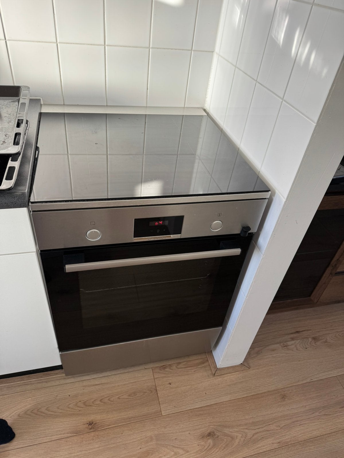 Bosch HLN39A050U inductie fornuis, Witgoed en Apparatuur, Ophalen, 4 kookzones, Zo goed als nieuw, Inductie