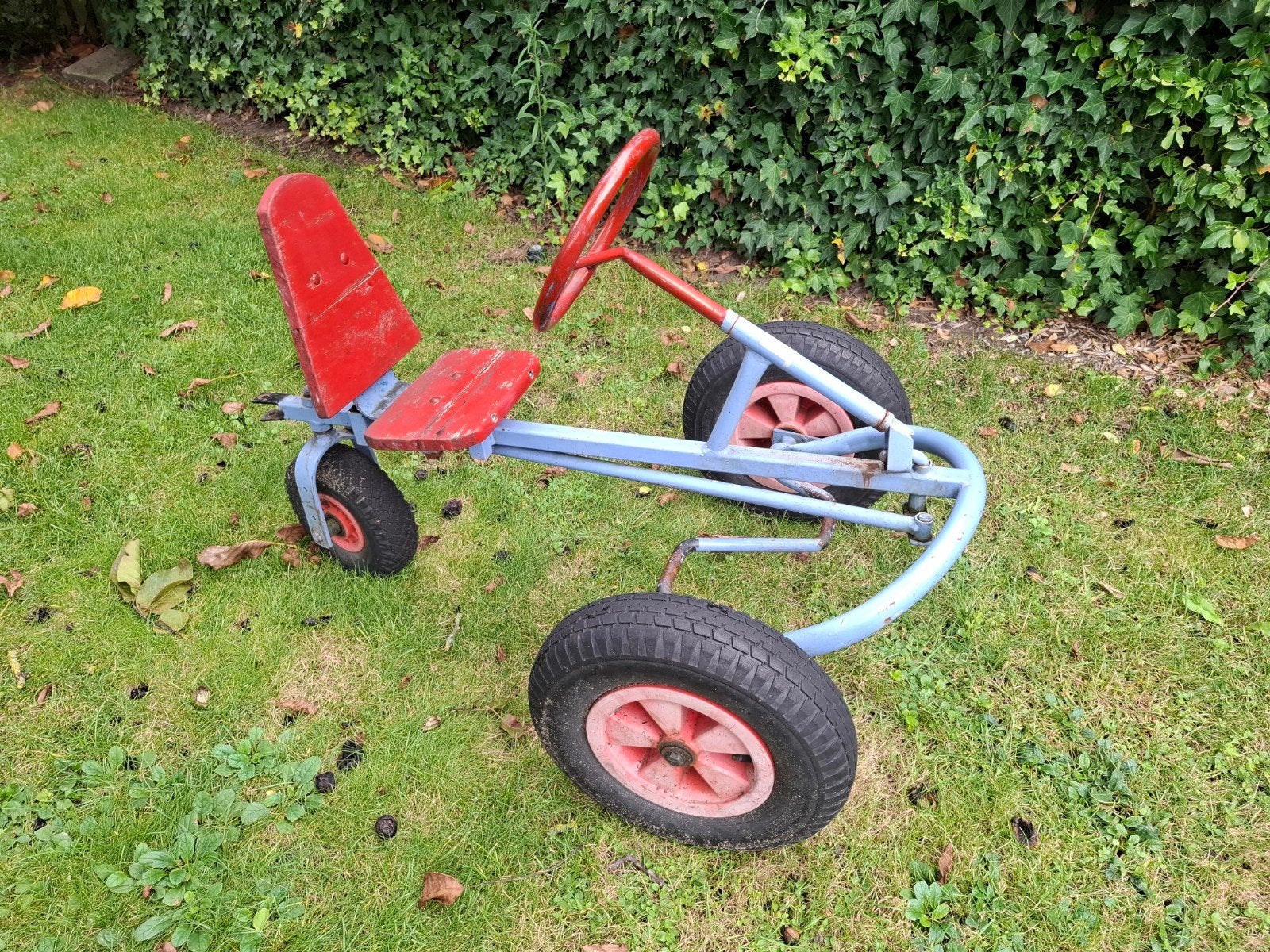 Metalen 3 wieler vintage skelter, merk Mammoet, Ophalen, Gebruikt, Overige merken