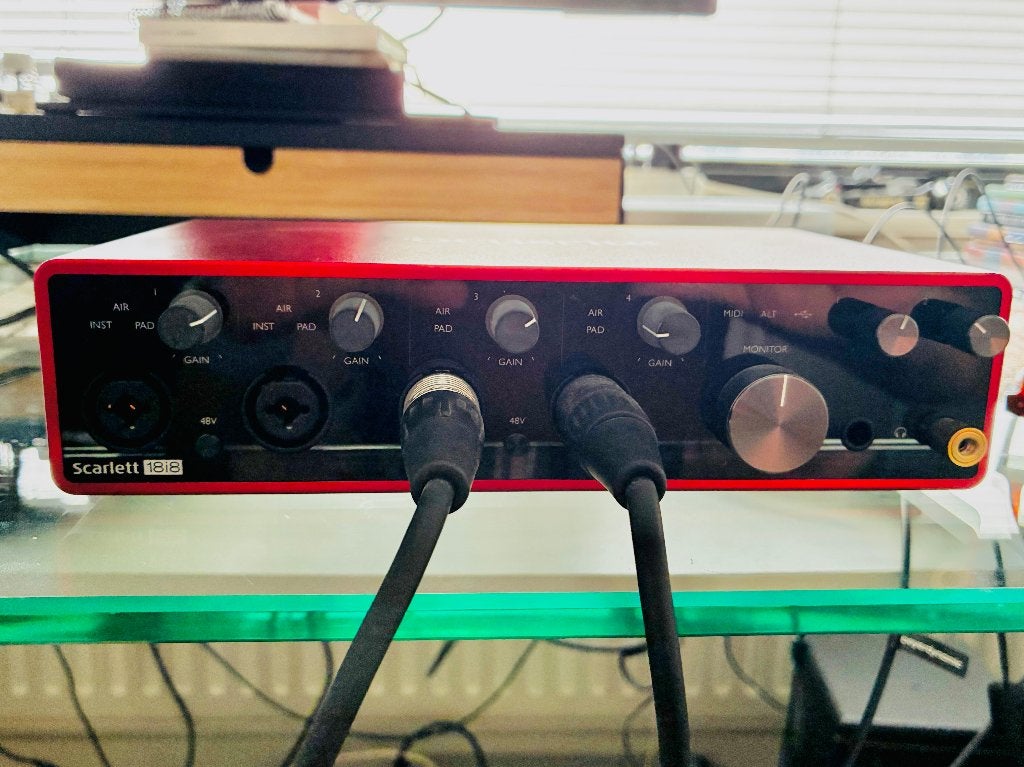 Focusrite Scarlett 18i8 3 gen met veel accessoires, Audio, Tv en Foto, Ophalen of Verzenden, Zo goed als nieuw, Audio