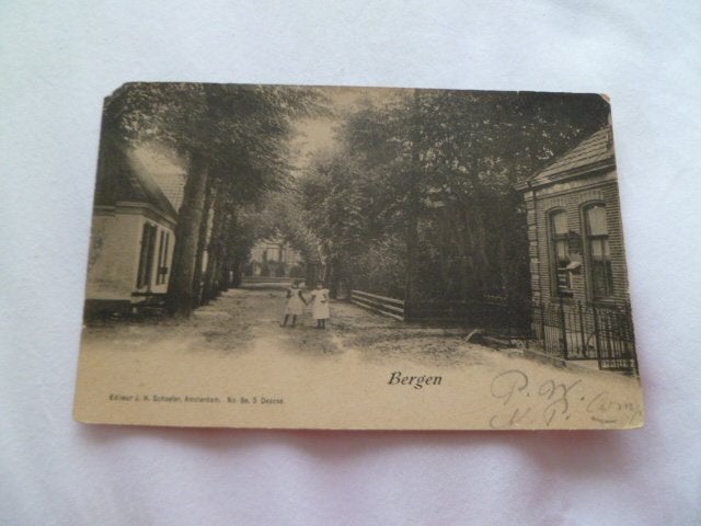 Bergen. ( N.H.), Verzamelen, Ophalen of Verzenden, Voor 1920, Gelopen, Noord-Holland